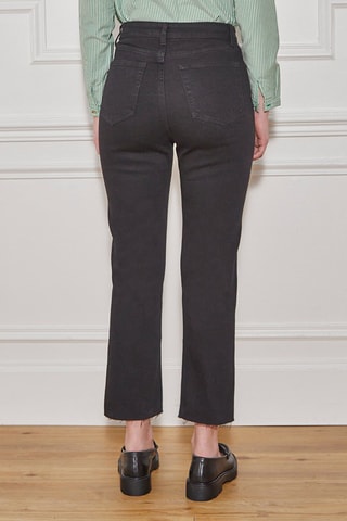 7/8 Jeans Hoge Taille Pienda - Zwart