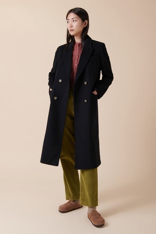 Wollen Jas Littoral - Zwart