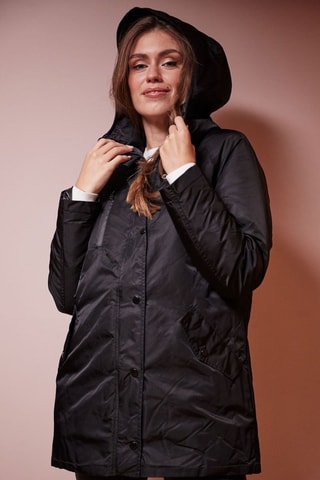 Dubbelzijdige Parka Lozane - Zwart