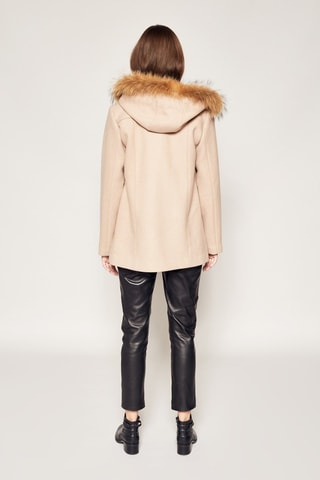 Wollen Jas Lavende - Beige