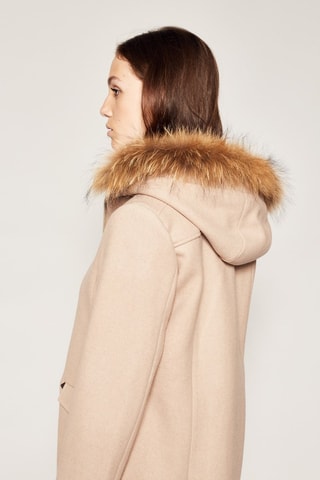 Wollen Jas Lavende - Beige