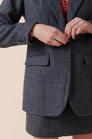 Wollen Jasje Vosgia - Marineblauw