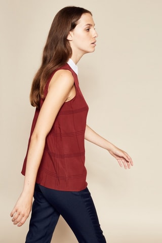 Top Tartan - Bordeauxrood