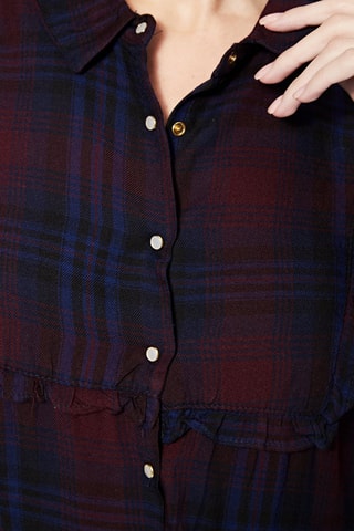 Skaterkjurk Regua Koningsblauw en Bordeauxrood