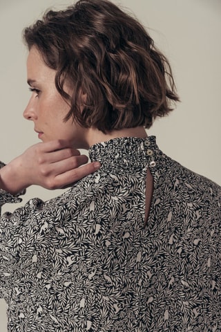 Rechte Jurk Rabbits Zwart en Wit