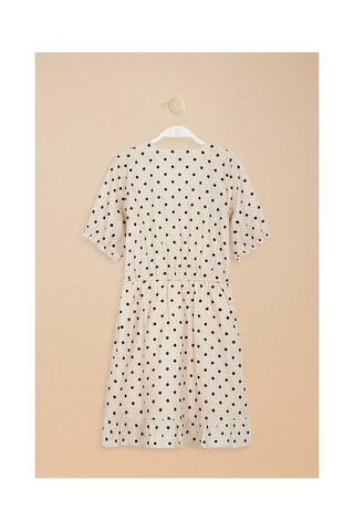 Linnen Midi-jurk Rejy - Beige