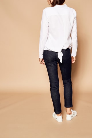 Asymmetrische Blouse Wit