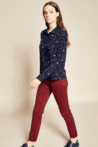 Blouse Charlot - Marineblauw