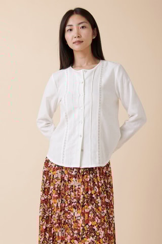 Linnen Blouse Chapada - Wit
