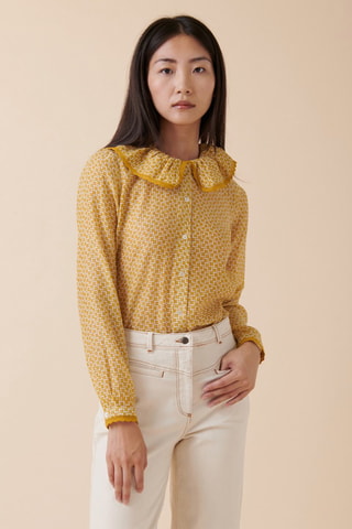 Blouse Chalet - Mosterdgeel