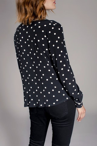 Blouse Clindoeil Zwart en Wit