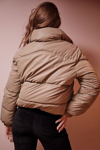 Gewatteerde Jas Viona - Beige