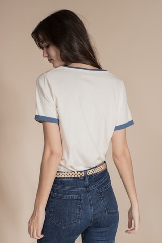 T-shirt Ambiance - Ecru