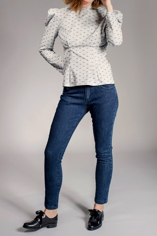 Top Frimousse Zwart en Beige