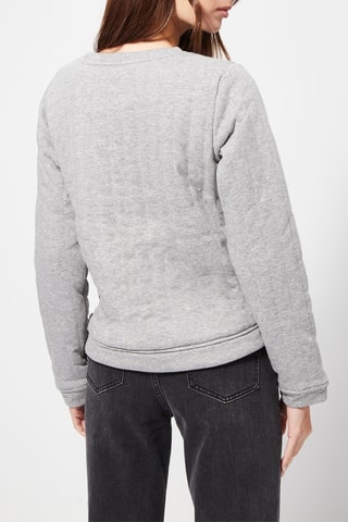 Doorgestikte Sweater Grijs