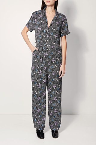 Jumpsuit Yoko Zwart en Lichtgrijs