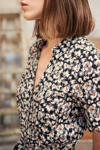 7/8 Jumpsuit Zwart en Ivoorkleurig