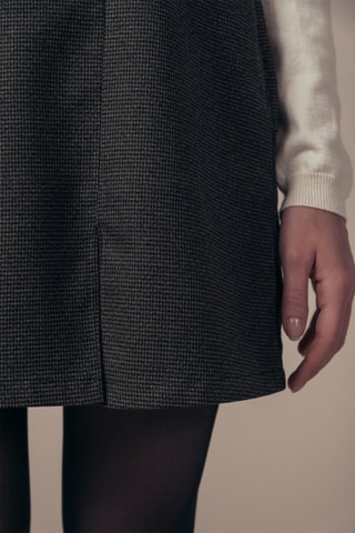 Rechte Rok Hoge Taille Juanita Grijs