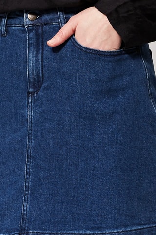 Rechte Spijkerrok Jedim Blauw