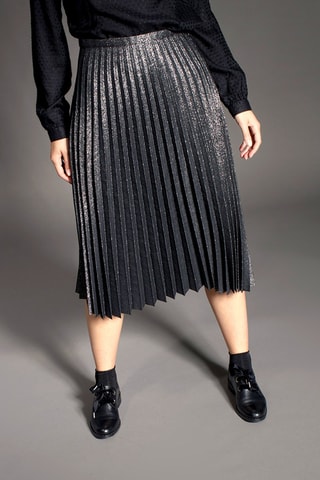 Plissérok Joel Zilverkleurig