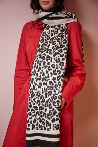 Foulard - Crema e marrone