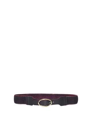 Cintura in pelle - Navy