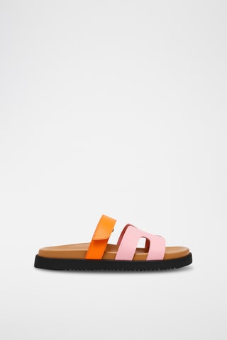 Sandales - Orange et rose
