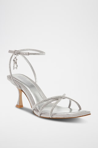 Sandales à talons - Argenté