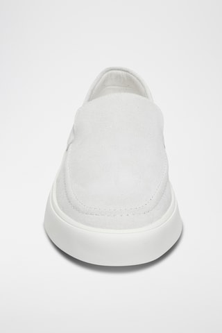Mocassins en nubuck - Blanc