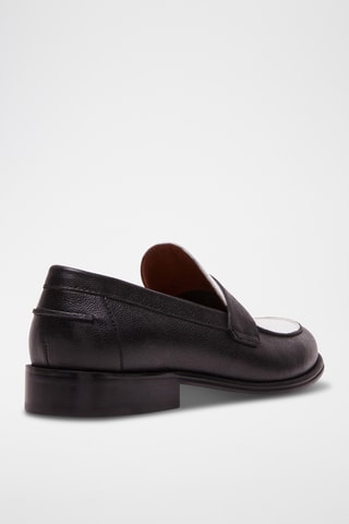 Mocassins en cuir - Noir