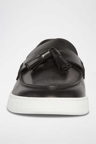 Mocassins en cuir - Noir
