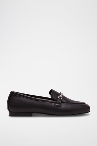 Mocassins en cuir - Noir