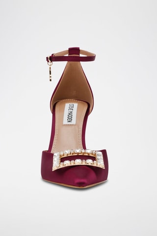 Escarpins en satin - Bordeaux