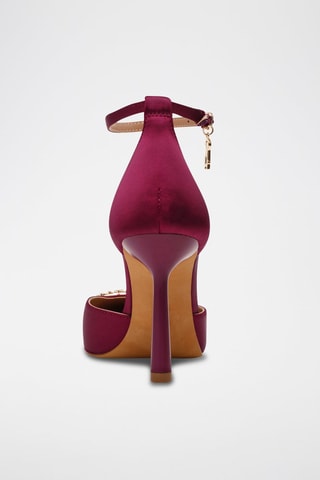 Escarpins en satin - Bordeaux