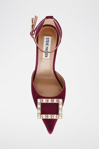 Escarpins en satin - Bordeaux