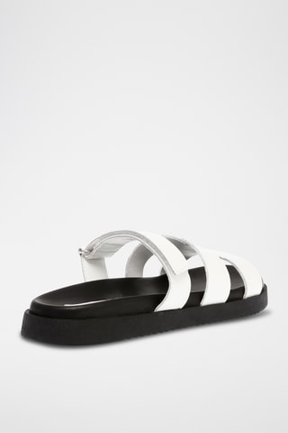 Mules en cuir - Blanc