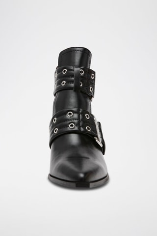 Bottines en cuir - Noir