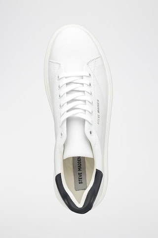 Baskets plateformes en cuir - Blanc