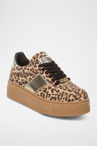 Baskets en nubuck - Camel