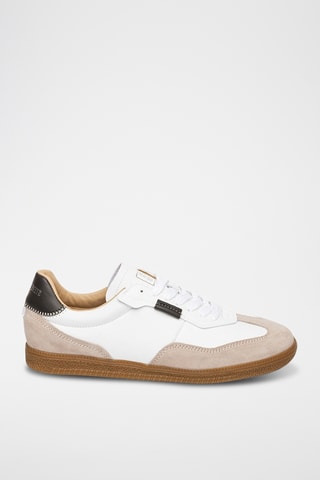 Baskets en nubuck - Blanc