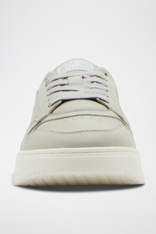 Baskets en cuir de veau - Gris clair