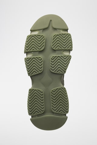 Baskets plateformes - Vert olive