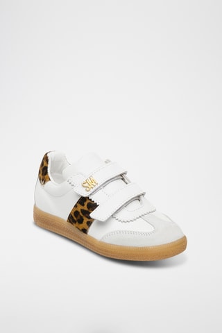 Baskets en nubuck - Blanc