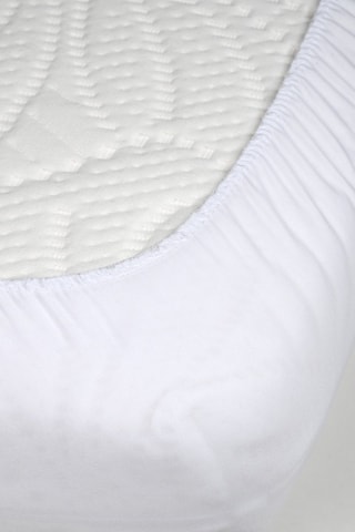Protège-matelas Carlyn - Blanc