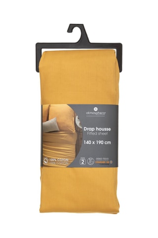 Drap-housse Carina - Jaune