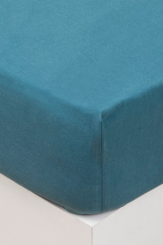 Drap-housse - Bleu canard