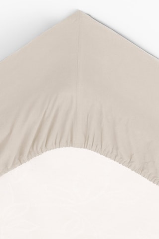 Drap-housse en coton 130 g/m² - Ivoire