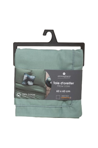 Taie d'oreiller en coton 115 g/m² - Vert céladon