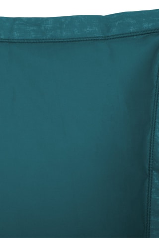 Taie d'oreiller en coton 145 g/m² - Bleu canard - 63 x 63 cm