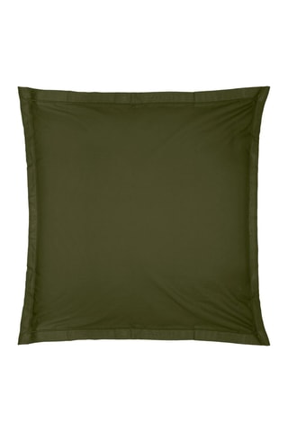 Taie d'oreiller en coton 145 g/m² - Kaki - 63 x 63 cm